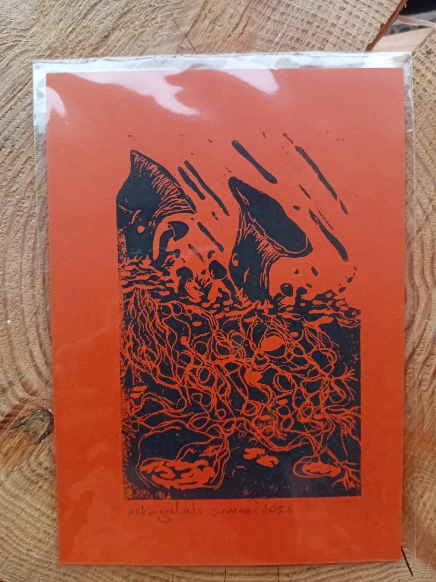 Unmounted Wet Mycelials Print by Analogish