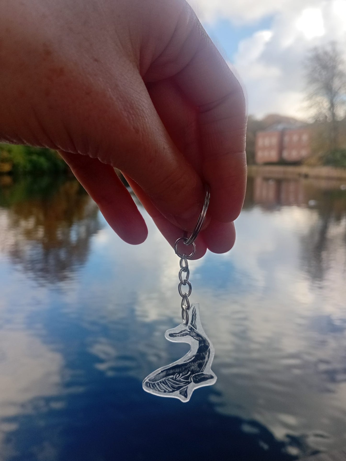 @Analogish Whale Key Chain