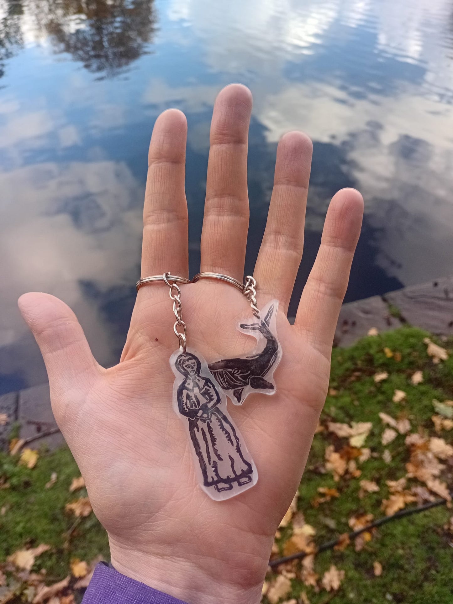 @Analogish Whale Key Chain