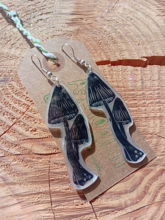 @Analogish Fungi Sterling Silver Earrings