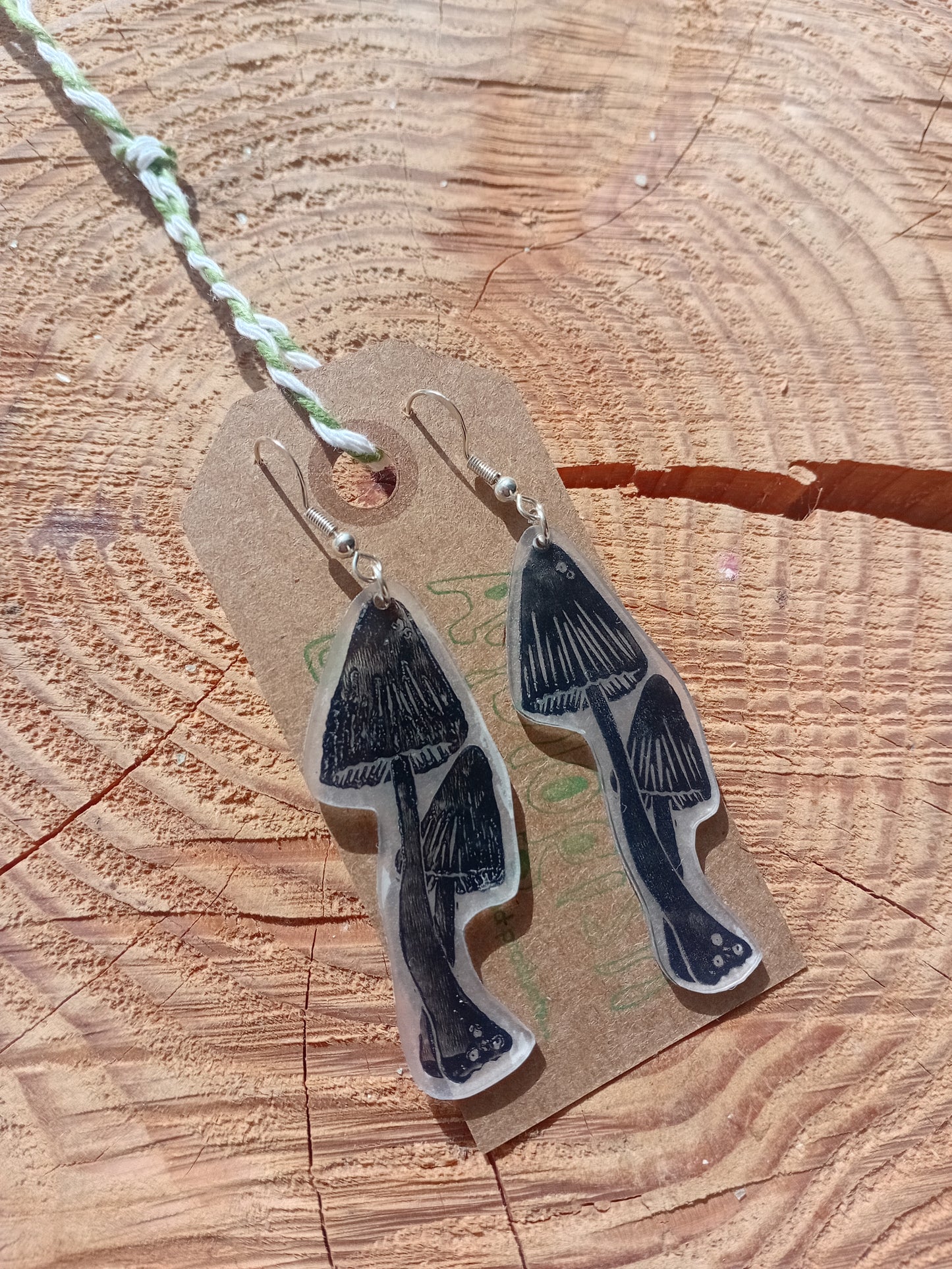 @Analogish Fungi Sterling Silver Earrings