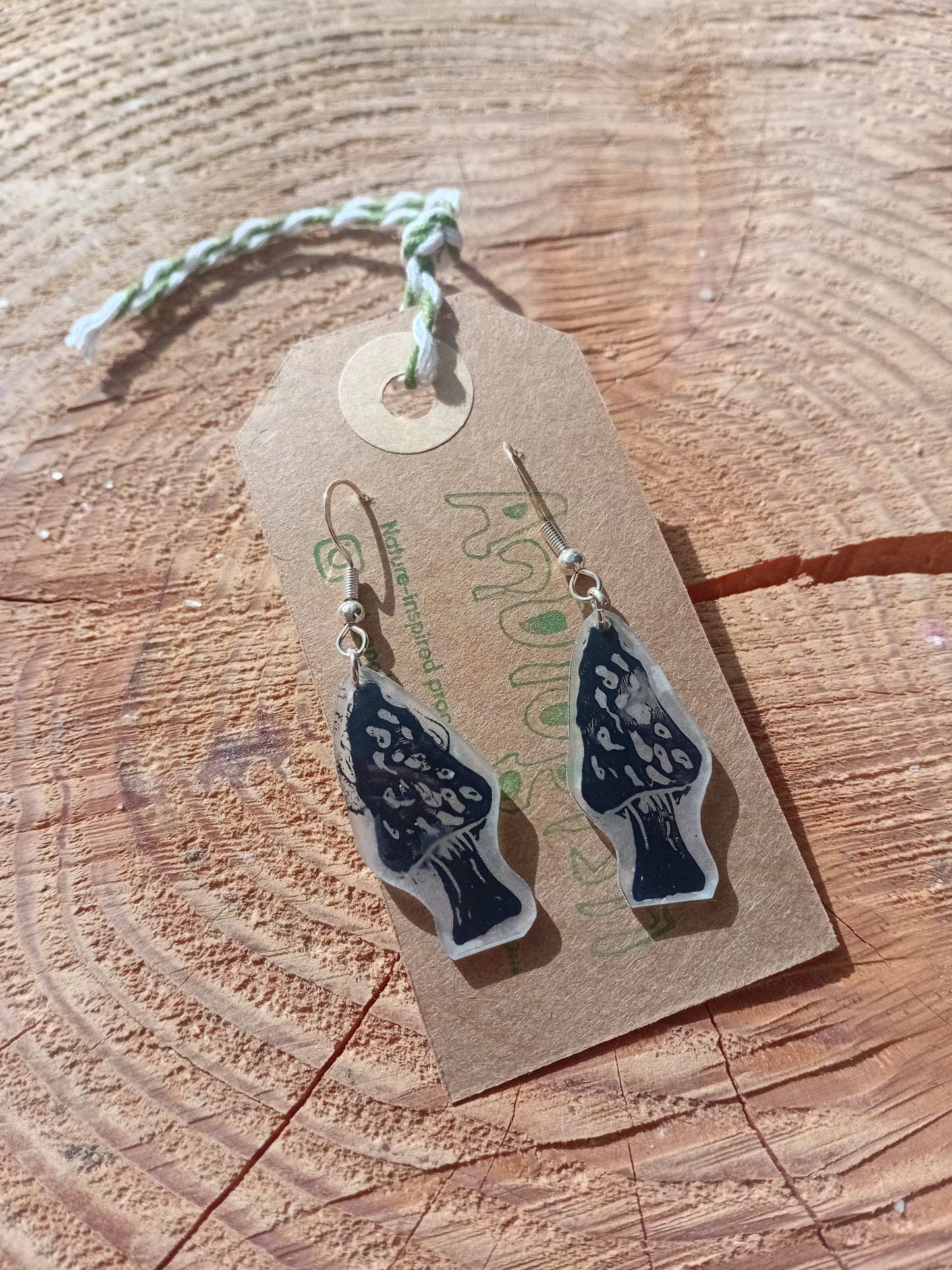 @Analogish Fungi Sterling Silver Earrings